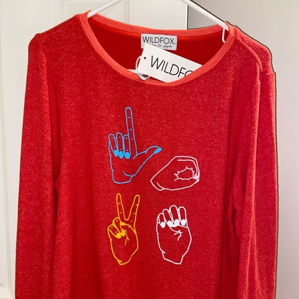 NWT wildfox sweatshirt